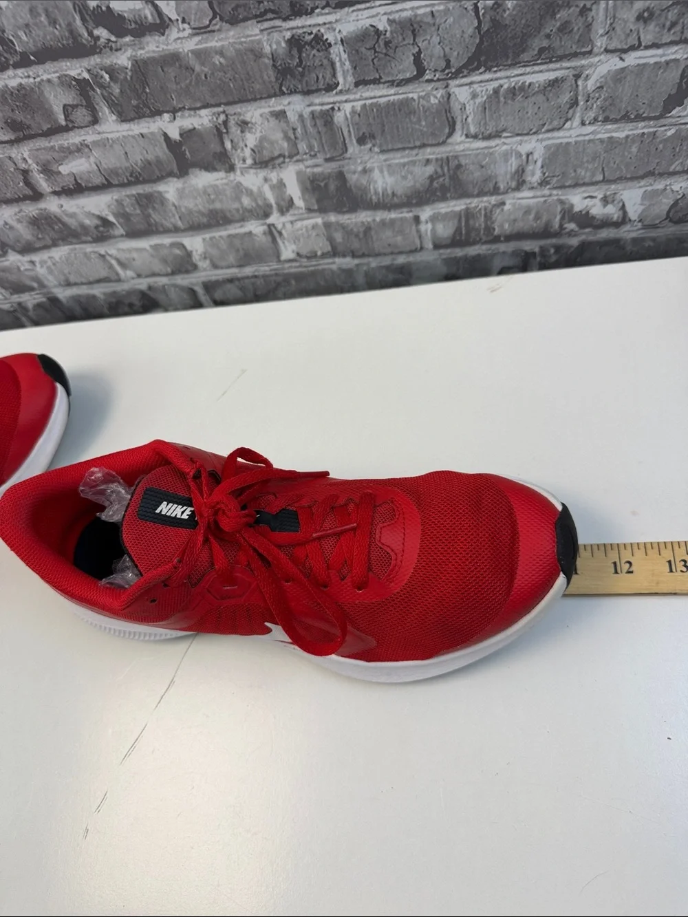 Nike Red and White Running Sneakers
